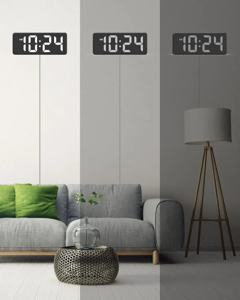 Digital Wall Clock for Bedroom 2024