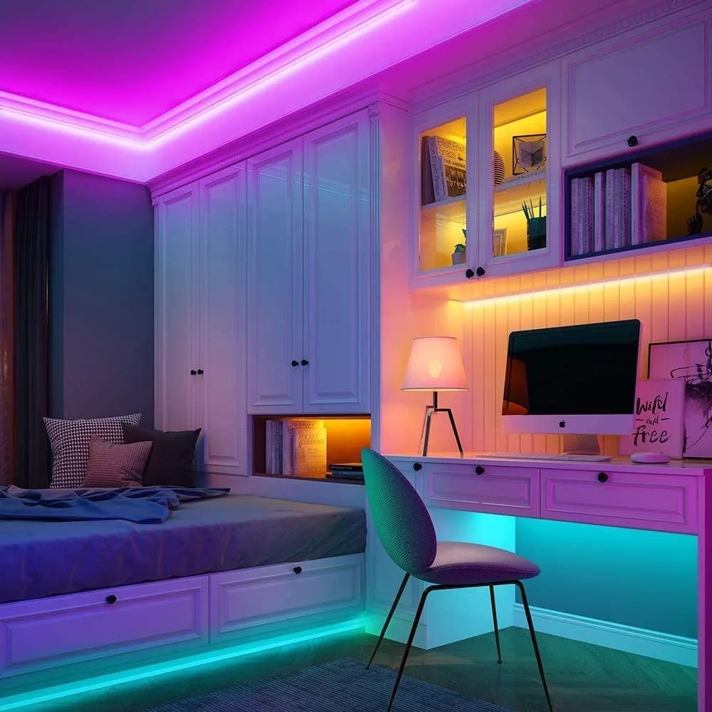 Music Syncing Strip Lights for bedroom