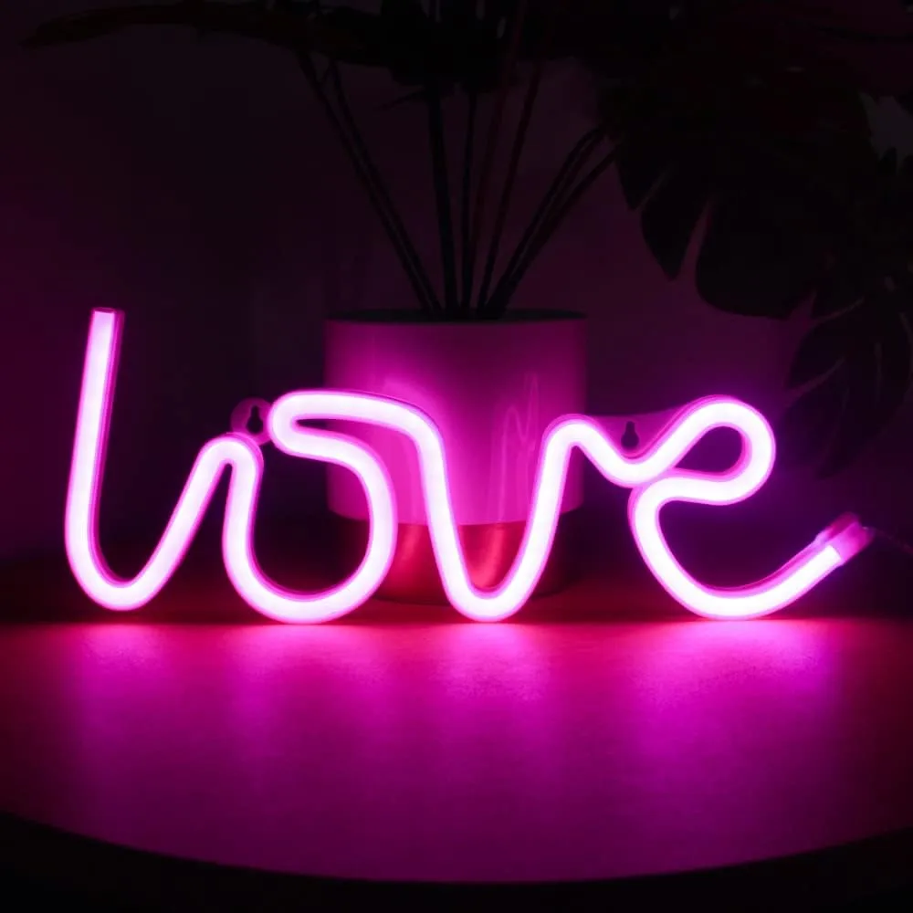 Neon LED love sign