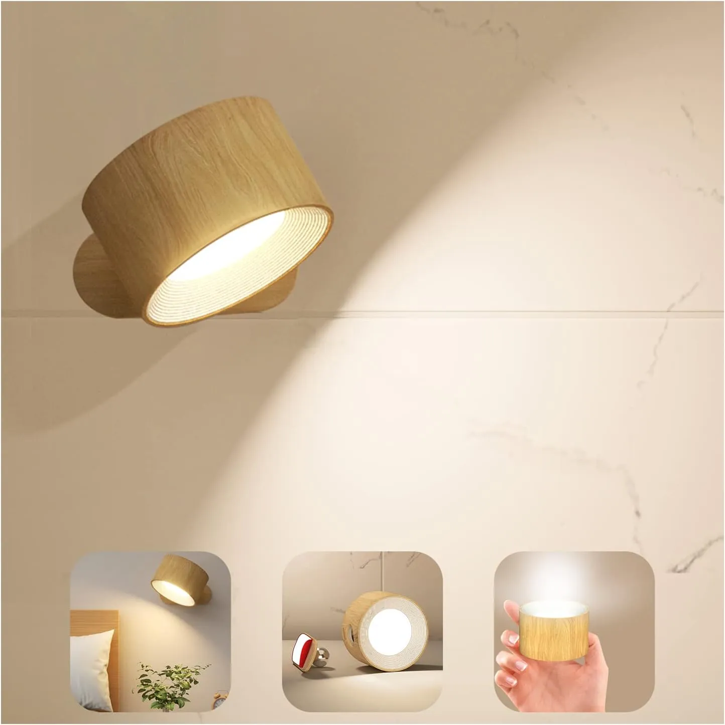 Wall lamp with Rechargeable Battery amazon